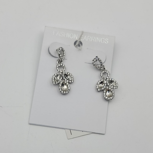 Fashion Rhinestone dangling earrings - Picture 1 of 4